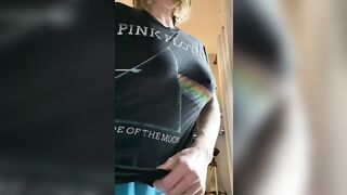 Size is a Surprise: T shirt on top, milf boobs underneath #2