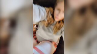 Cute Girls Farting: Farting in my Christmas leggings. #2