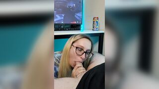 A blowjob while gaming #2