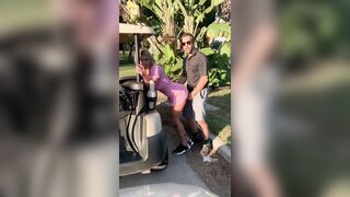 Cart Girl Lets Guy Fuck Her From Behind #2