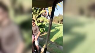 Cart Girl Lets Guy Fuck Her From Behind #3