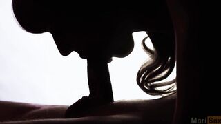 Gorgeous silhouetted sucking #3