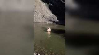 Dared to skinny dip in the Glacier River! It's clear that it's incredibly cold #4