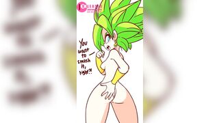 Dragon Ball Z Hentai: Kefla spreading her ass #2