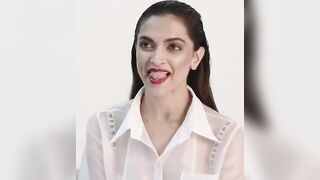 Deepika Padukone: Tongue play by Deepika Padukone #2