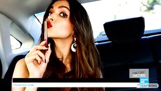 Deepika Padukone: Deepika Padukone giving a kiss #3