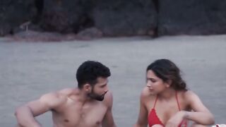 Deepika Padukone: Deepika Padukone in a bikini kissing people. Cannot wait for this film! #4