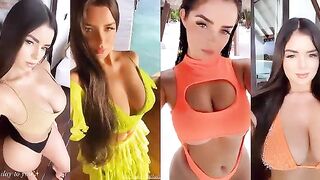 Demi Rose: Made a collage of her recent stories #2