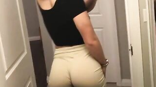 Destiny Stephens: Gold Pants Black Shirt Video #2