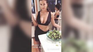 Deleted from the sub. Jiggly salad making, with slomo