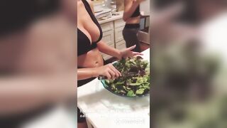 Devin Brugman: Deleted from the sub. Jiggly salad making, with slomo #4