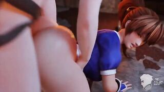 Dead Or Alive: Mai and Kasumi getting pounded (TheCount) #2