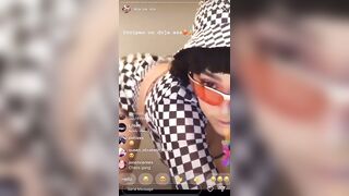 Doja Cat: ♥️♥️Doja throwing it back while wearing black and white stripes on♥️♥️ #4