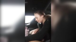 Blowjob in the car