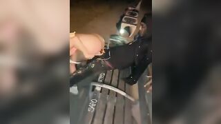 Black Cock: Fucking on a bench #2