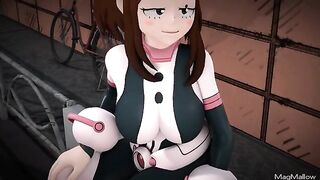 Uraraka Anal Creampie