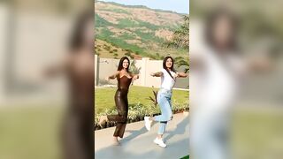 Shweta-Palak mother daughter bouncing boobs