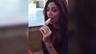 Shilpa Shetty giving a teaser from kundra’s production house????