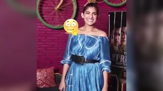 Bollywood Milfs: Kubbra lifting her gown to show panty #2