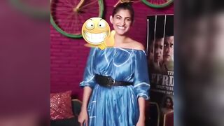 Bollywood Milfs: Kubbra lifting her gown to show panty #4