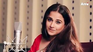 Bollywood Milfs: VIDYA _ The way she touches the mic ♥️♥️️♥️♥️♥️♥️♥️♥️ ...Her tease full expressions . #2