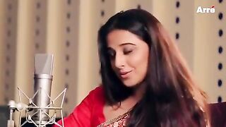 Bollywood Milfs: VIDYA _ The way she touches the mic ♥️♥️️♥️♥️♥️♥️♥️♥️ ...Her tease full expressions . #3