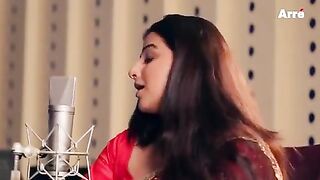 Bollywood Milfs: VIDYA _ The way she touches the mic ♥️♥️️♥️♥️♥️♥️♥️♥️ ...Her tease full expressions . #4