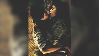 Shriya Saran Hot Kissing scene