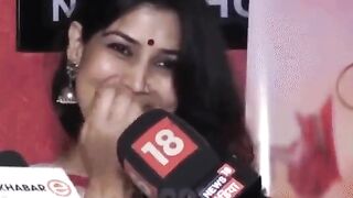 Bollywood Milfs: Sakshi's reaction when reporters asked her fav. Position in bed ♥️♥️♥️♥️ #2