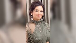 Shreya Ghoshal & her milky areola & erect nipples show