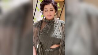 Bollywood Milfs: Shreya Ghoshal & her milky areola & erect nipples show #3