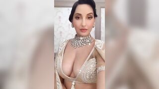 Bollywood Milfs: What can be her breast size? Guess correctly and win to smell the boob #2