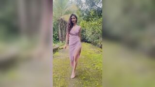 Mouni Roy and her slit dress