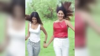 Riya and Shilpi - tomatoes v/s melons