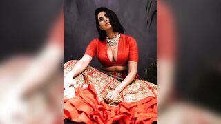 Bollywood Milfs: kirti the slutty milf waiting to be banged in dulhan outfit #2