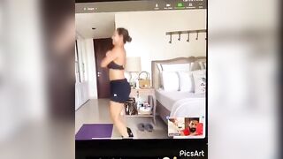 Bollywood Milfs: Malaika Arora making guys jerkoff instead of working out. Imagine getting the meeting ID of these zoom meetings. Wwyd ♥️ #3