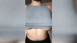 Size is a Surprise: they`re always staring at my tits in the gym #3