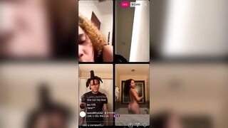 Brazybalo live on ig being naughty ????????