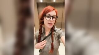 I’m pretty sure I’ve heard that if we’re going up in an elevator, your cum will stay inside me better????