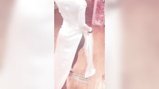 Bria Myles: White Dress №2 #3