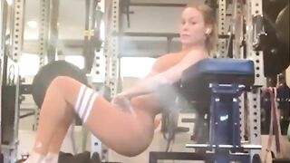 Brie Larson's Breasts: here you go brie workout tease full version. #3