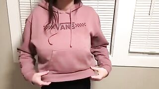 Under the VANS hoodie