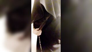 Sexy strip tease in a burka