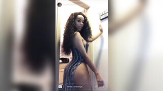 Brittany Renner: old ig story twerk #2