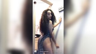 Brittany Renner: old ig story twerk #3