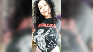 Big Tiddy Goth Girls: Let's listen to some metal while I give you a great titfuck #2