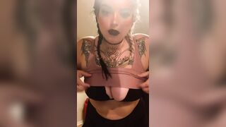 Big Tiddy Goth Girls: I think it might be time for a new bra....or nah♥️♥️? #3