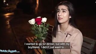 amazingly gorgeous babe fucked by a stranger on valentines day