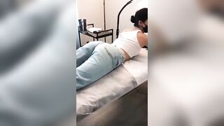 Camila Mendes: Getting a shoulder tattoo #2