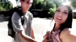 Webcam Girl: Taking Selfies With a Random Stranger on The Street #3